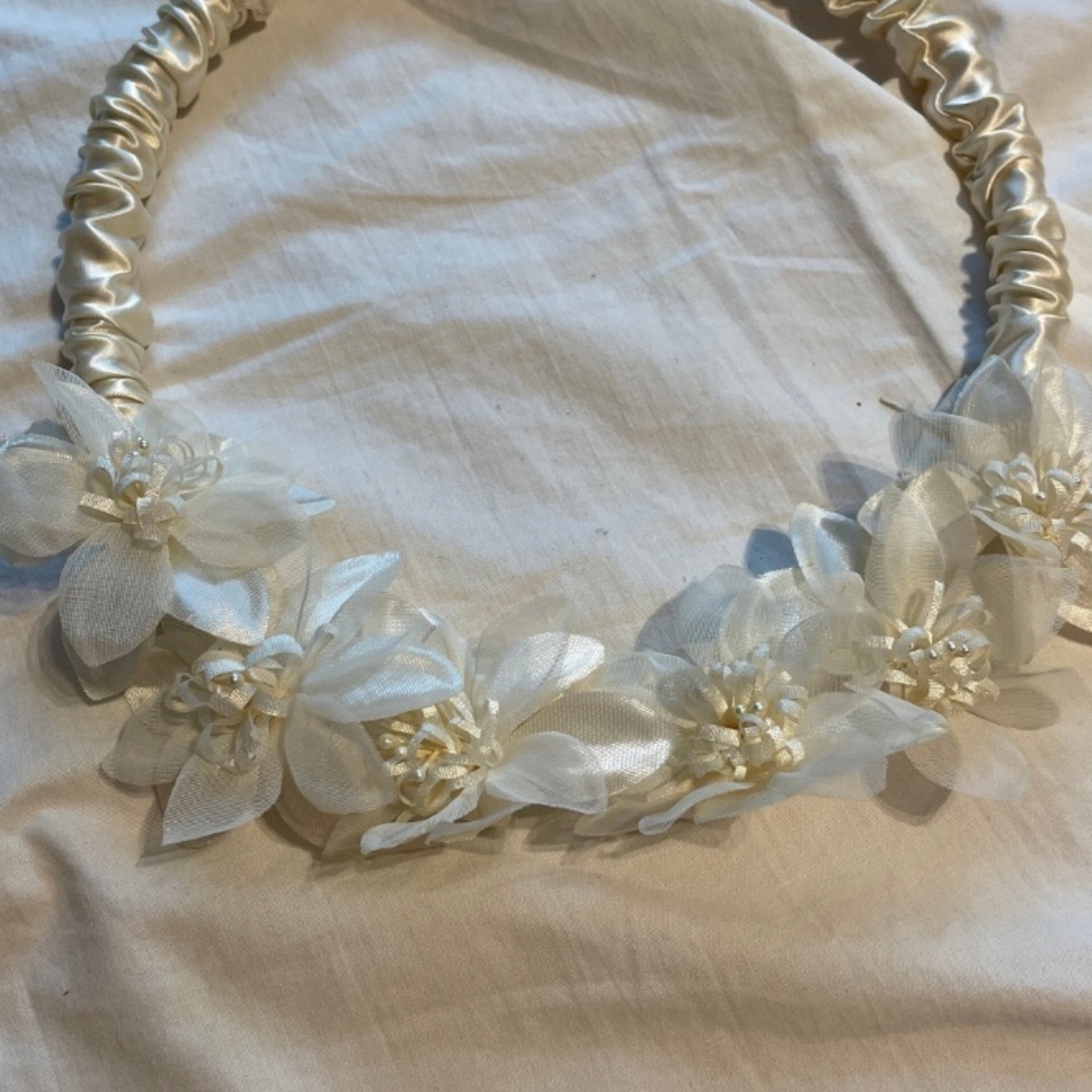 Vintage Wedding Hoop from the 80’s. Off White by Randi Lyn